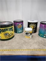 Superbowl related Packer Tins.