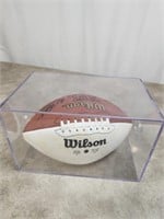 Green Bay Packers team signed football from Super
