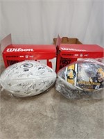Wilson Packer 2016 team football with engraved