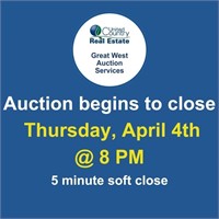 Online Auction begins to close Thursday April
