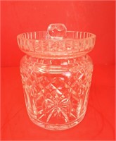 Waterford crystal canister/ jar