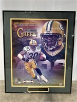 Ahman Green signed and framed print, Limited