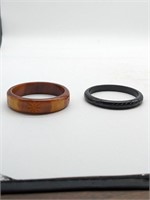 Set Of Two Bakelite Bracelets