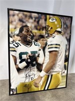 Greg Jennings #85 421 signed photo. dimensions are