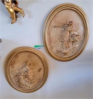 Pair of decorative Figural French Relief