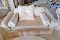 Quality Upholstered Ivory Damask