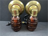 Barrel Of Beer Glass Wall Lights