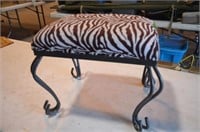 Zebra Foot Stool