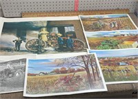 2 Ag Prints & 4 Ag Placemats