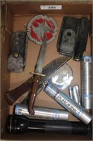 Belt Buckle, Flashlight, Pocketknives & More