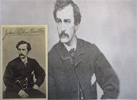 John Wilkes Booth Signed CDV Card