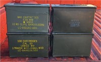 50 Cal Military Ammo Cans (4)