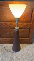 MCM Wood Table Lamp 27”