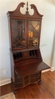 Mahogany Secretary Desk 31”Lx16”Dx80”