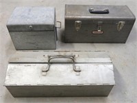 Craftsman 6512 Metal Tools Box + (3)