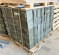 50 Cal. Ammo Box Pallet, 112 Pieces