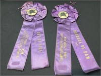 Illinois Guernsey Breeders Show Ribbons 1945