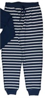 Men M (32-34) Lounge Pants (Navy Mountain Stripe)