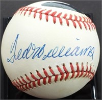 TED WILLIAMS AUTOGRAPH BASEBALL