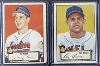 (2) 1952 TOPPS CLEVELAND INDIANS