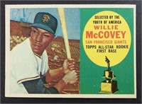 1960 TOPPS #316 WILLIE McCOVEY ROOKIE EX
