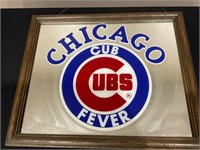 Framed Chicago Cubs Mirror
