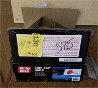 Box of Grip Cap Nails - Opened (#585)