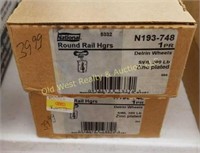 Boxes of Round Rail Hangers (#867)