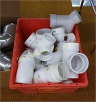 Tub of Plastic Fittings (#919)