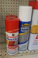 Cans of Water Seal & Ceiling Texture (#627)