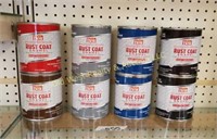(8) Cans of Rust Coat Enamel (#555)