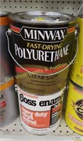 Cans of Enamel & Polyurethane (#561)