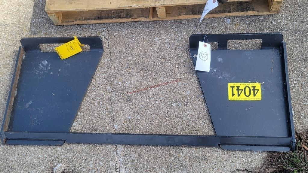 Skid Loader Open Weld Plate