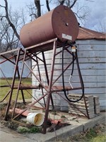 300 Gallon Fuel Barrel on Stand