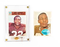 Lot Of 2 Jim Brown NFL Great Football Cards