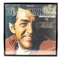 Dean Martin Signed Album Cover