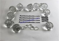 Assorted 1” balls window crystals