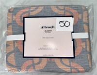 Allswell Organic Mod Geo Blanket, Full/Queen