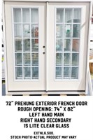 72" Prehung Ext. French Door