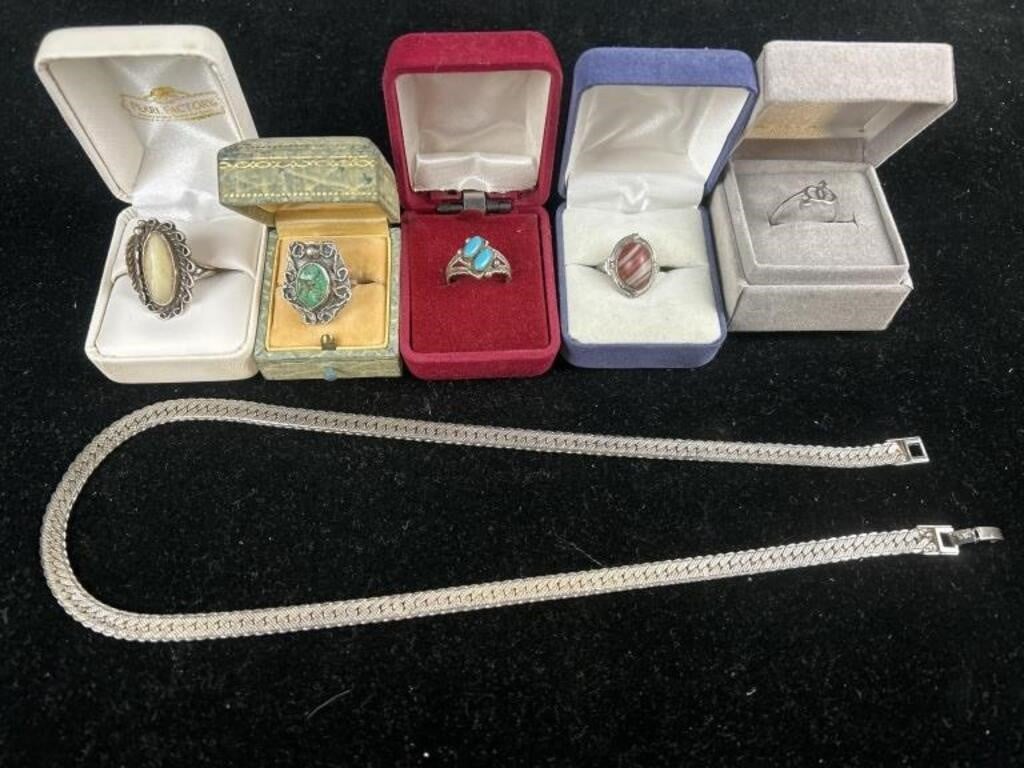 LOCAL AREA ESTATE AUCTION STERLING SILVER, COINS