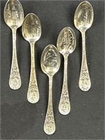 World fair spoons marked Standard