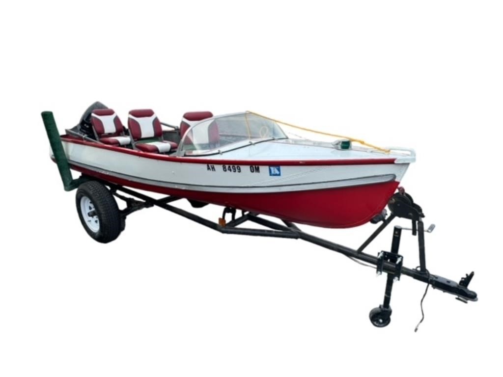 16 foot Crestiner Boat-EXCELLENT!  Really cool