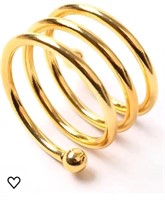 Gold Napkin Rings Set of 24