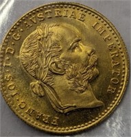 1915 AUSTRIAN DUKAT 3.5 G 22K GOLD COIN