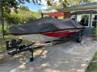 2023 BassPro TE 190 bass boat with trailer