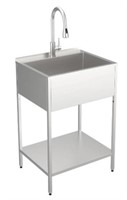 18 Ga. Contemporary SS Laundry Sink