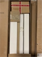 Cordless 2" Faux Wood Blinds - White x 2