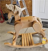 3 ft tall homemade wood hobby horse