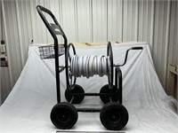 Heavy duty hose reel cart.