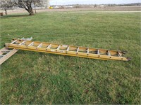 24 ft Yellow fiberglass ladder